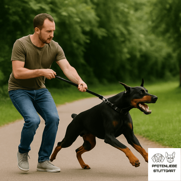 Einzeltraining Hund pöbelt an Leine Stuttgart Hundeschule