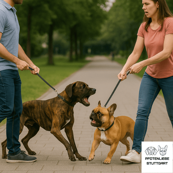 Einzeltraining Hunde pöbeln an Leine Stuttgart Hundeschule