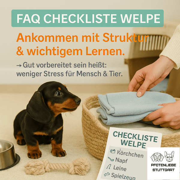 FAQ Checkliste Welpe Stuttgart HUndechule