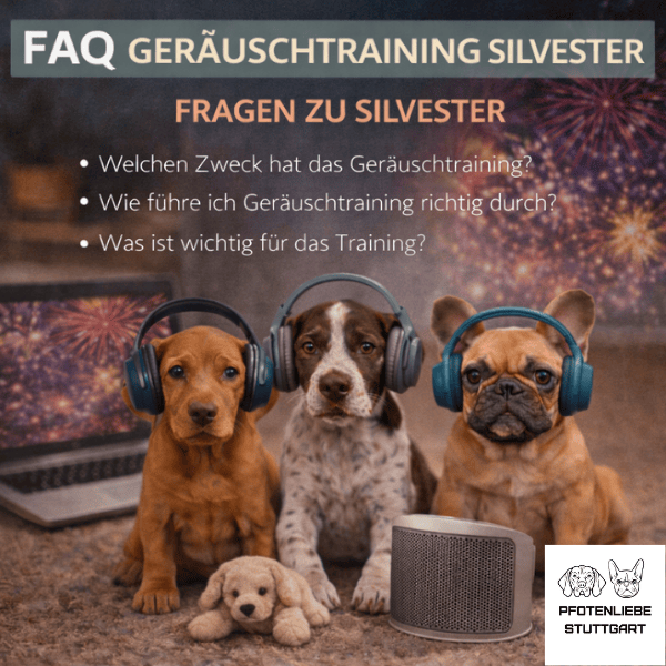 FAQ Ger&auml;uschtraining Hund Silvester  Stuttgart Hundeschule