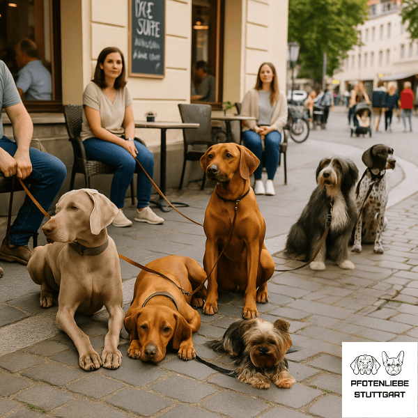 Fortgeschrittene Hunde Stadttraining, Stuttgart Hundeschule