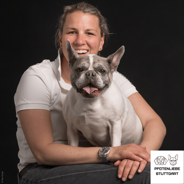 Isabel Scheu mit Hanni Stuttgart Hundeschule
