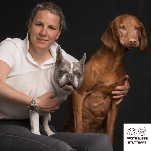 Isabel Scheu mit Hanni und Janos Stuttgart Hundeschule