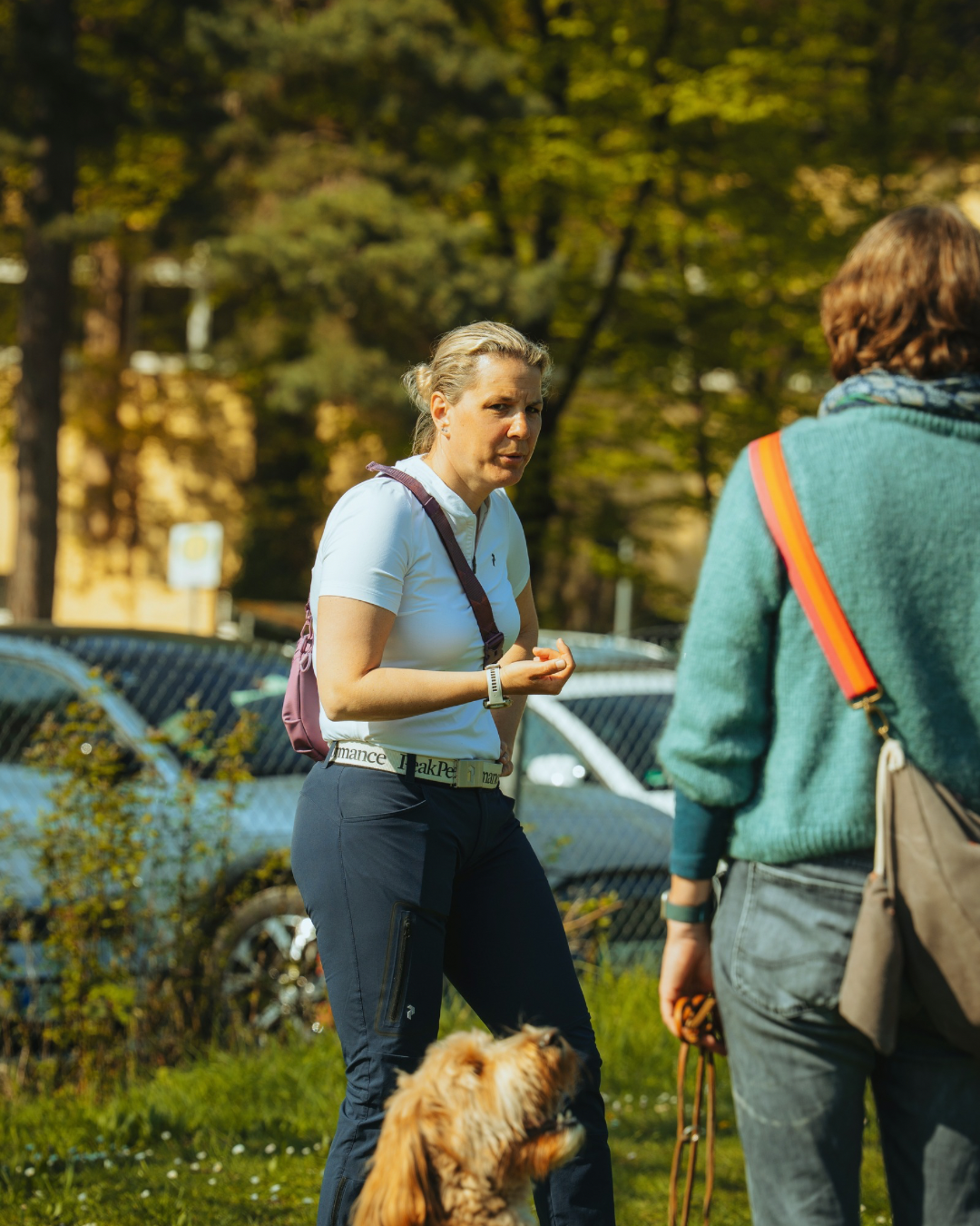 Isabel Scheu beim Hundetraining in Stuttgart